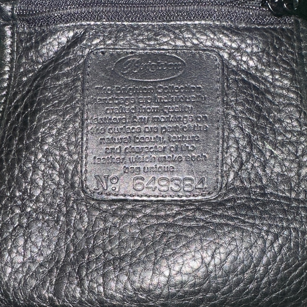 Brighton Pebble Leather Vintage Bucket Bag with coin purse - Picture 8 of 11